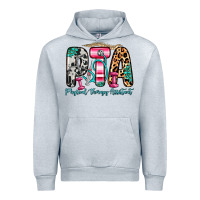 Heather Grey pta physical therapy assistant Urban Hoodie - Zillion Design Studio