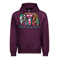 Mauve Wine pta physical therapy assistant Urban Hoodie - Zillion Design Studio