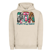 Pigment French Oak pta physical therapy assistant Urban Hoodie - Zillion Design Studio