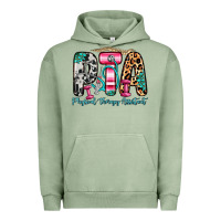 Pigment Oil Green pta physical therapy assistant Urban Hoodie - Zillion Design Studio