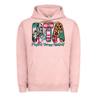 Pigment Salmon pta physical therapy assistant Urban Hoodie - Zillion Design Studio