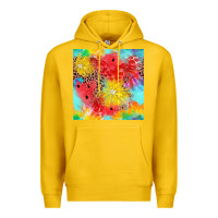 Lemon fruits leopard seamless pattern Premium Hoodie - Zillion Design Studio