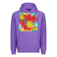 Purple fruits leopard seamless pattern Premium Hoodie - Zillion Design Studio