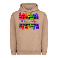Pigment Burro teacher life crayons Urban Hoodie - texasbilliewilder