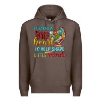 Coffee big heart to help shape little minds tbw Premium Hoodie - texasbilliewilder