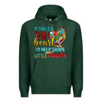 Sports Green big heart to help shape little minds tbw Premium Hoodie - texasbilliewilder