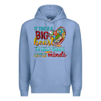 Colony Blue big heart to help shape little minds tbw Premium Hoodie - texasbilliewilder