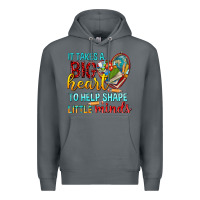 Rock big heart to help shape little minds tbw Premium Hoodie - texasbilliewilder
