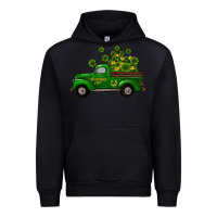 Black st patricks truck shamrock horseshoe gold Urban Hoodie - RanaPortraitStore