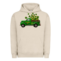 Pigment French Oak st patricks truck shamrock horseshoe gold Urban Hoodie - RanaPortraitStore