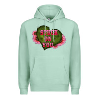 Seafoam valentine's day stuck on you heart sunflowers Premium Hoodie - RanaPortraitStore