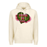 Tofu valentine's day stuck on you heart sunflowers Premium Hoodie - RanaPortraitStore