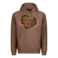 Chestnut valentine's day stuck on you heart sunflowers Premium Hoodie - RanaPortraitStore
