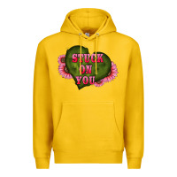 Lemon valentine's day stuck on you heart sunflowers Premium Hoodie - RanaPortraitStore