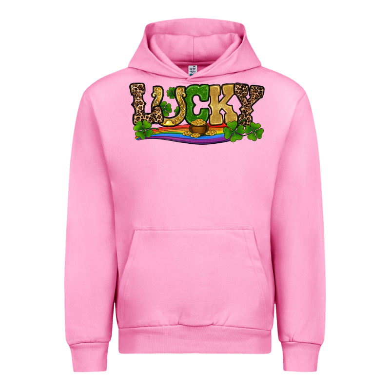St Patricks Shamrock Gold With Rainbow Urban Hoodie by RanaPortraitStore | Teevron