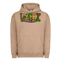 Pigment Burro st patricks shamrock gold with rainbow Urban Hoodie - RanaPortraitStore