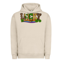Pigment French Oak st patricks shamrock gold with rainbow Urban Hoodie - RanaPortraitStore