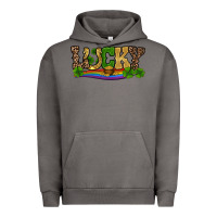 Pigment Tornado st patricks shamrock gold with rainbow Urban Hoodie - RanaPortraitStore