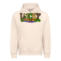 Sandshell st patricks shamrock gold with rainbow Urban Hoodie - RanaPortraitStore