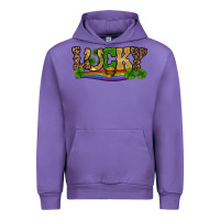 Tulip st patricks shamrock gold with rainbow Urban Hoodie - RanaPortraitStore