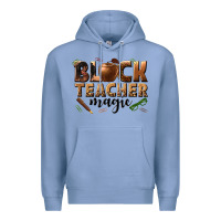 Colony Blue black teacher magic melanin Premium Hoodie - texasbilliewilder