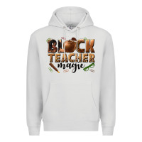 Dove Grey black teacher magic melanin Premium Hoodie - texasbilliewilder