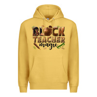 Antique Gold black teacher magic melanin Premium Hoodie - texasbilliewilder