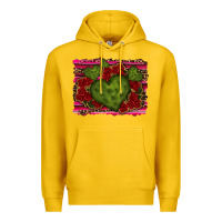 Lemon Valentine Cactus Heart with Roses Premium Hoodie - RanaPortraitStore