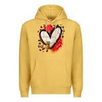Fruits And Volleyball Heart Premium Hoodie | Teevron