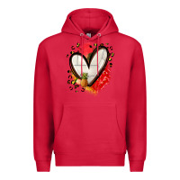 Cardinal fruits and volleyball heart Premium Hoodie - Zillion Design Studio