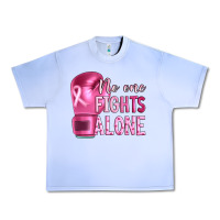 Grape Ice Breast cancer no one fights alone boxing Urban Heavy Tee - Artiststas