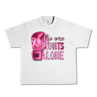 Lunar Rock Breast cancer no one fights alone boxing Urban Heavy Tee - Artiststas