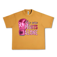 Peanut Butter Breast cancer no one fights alone boxing Urban Heavy Tee - Artiststas