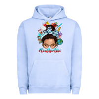 Pigment Grape Ice teacher life messy bun Urban Hoodie - texasbilliewilder
