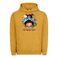 Pigment Peanut Butter teacher life messy bun Urban Hoodie - texasbilliewilder