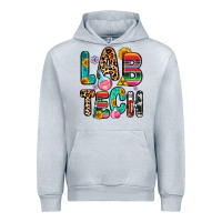 Heather Grey lab tech Urban Hoodie - Zillion Design Studio