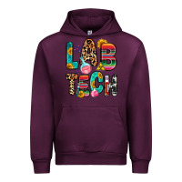 Mauve Wine lab tech Urban Hoodie - Zillion Design Studio