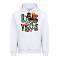 White lab tech Urban Hoodie - Zillion Design Studio