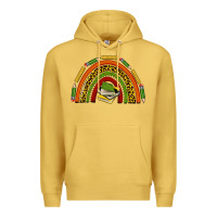Antique Gold black history teacher rainbow Premium Hoodie - texasbilliewilder