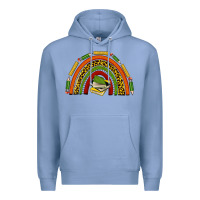 Colony Blue black history teacher rainbow Premium Hoodie - texasbilliewilder