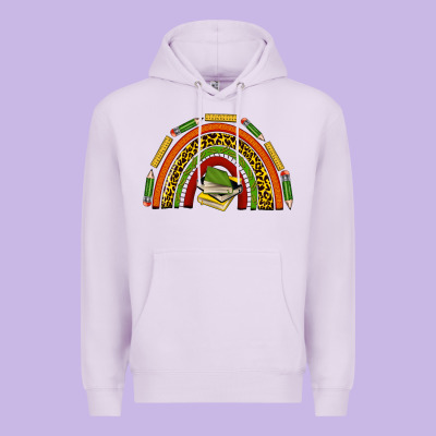 Black History Teacher Rainbow Premium Hoodie Designed By Texasbilliewilder