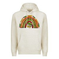 Oatmeal Heather black history teacher rainbow Premium Hoodie - texasbilliewilder