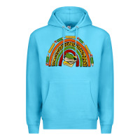 Ocean Blue black history teacher rainbow Premium Hoodie - texasbilliewilder