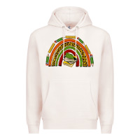Pale Pink black history teacher rainbow Premium Hoodie - texasbilliewilder