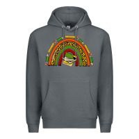 Rock black history teacher rainbow Premium Hoodie - texasbilliewilder