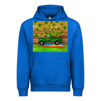 Cobalt st patricks day truck shamrock with rainbow tumbler Urban Hoodie - RanaPortraitStore