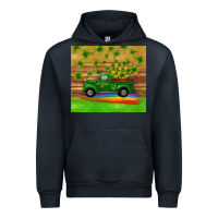 Navy st patricks day truck shamrock with rainbow tumbler Urban Hoodie - RanaPortraitStore