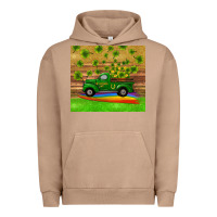 Pigment Burro st patricks day truck shamrock with rainbow tumbler Urban Hoodie - RanaPortraitStore