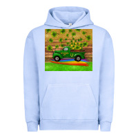 Pigment Grape Ice st patricks day truck shamrock with rainbow tumbler Urban Hoodie - RanaPortraitStore