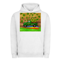Pigment Lunar Rock st patricks day truck shamrock with rainbow tumbler Urban Hoodie - RanaPortraitStore